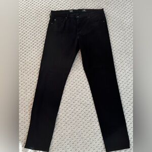 AG Adriano Goldschmied Women's The Prima black cigarette leg Jeans